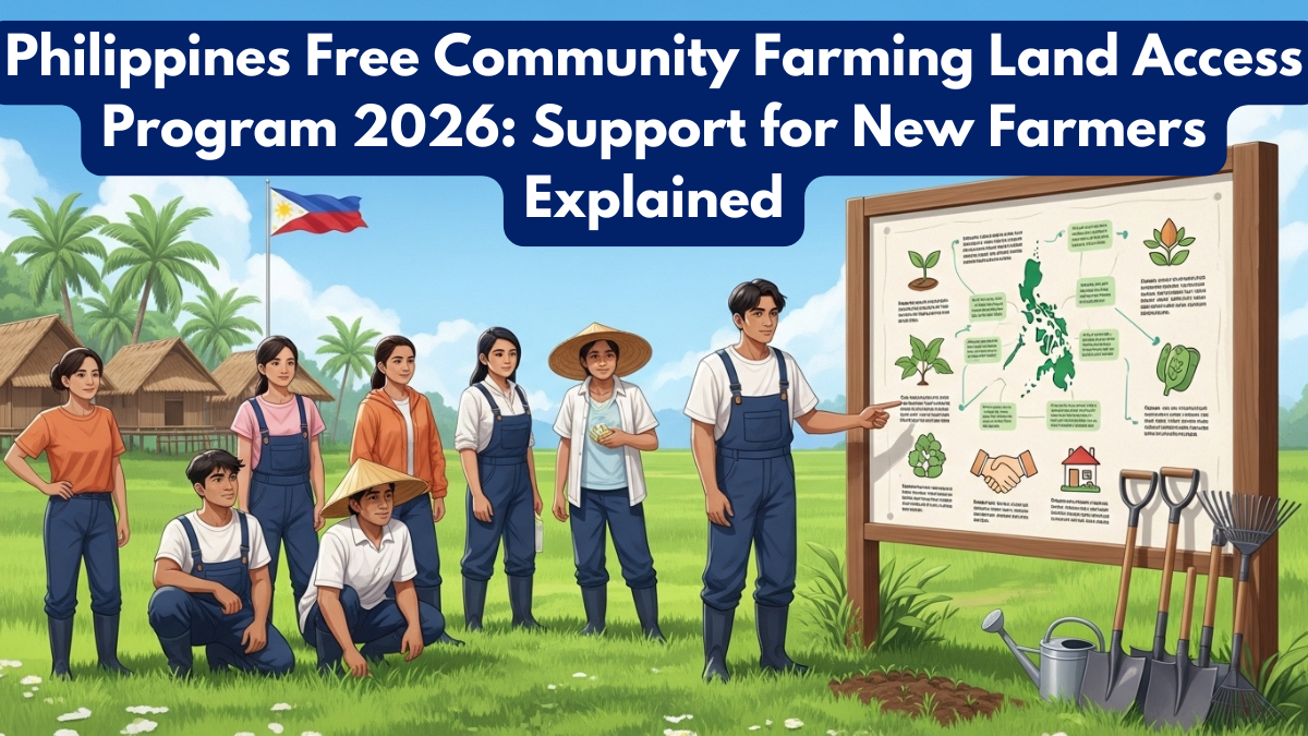 Philippines Free Community Farming Land Access Program 2026: Support for New Farmers Explained