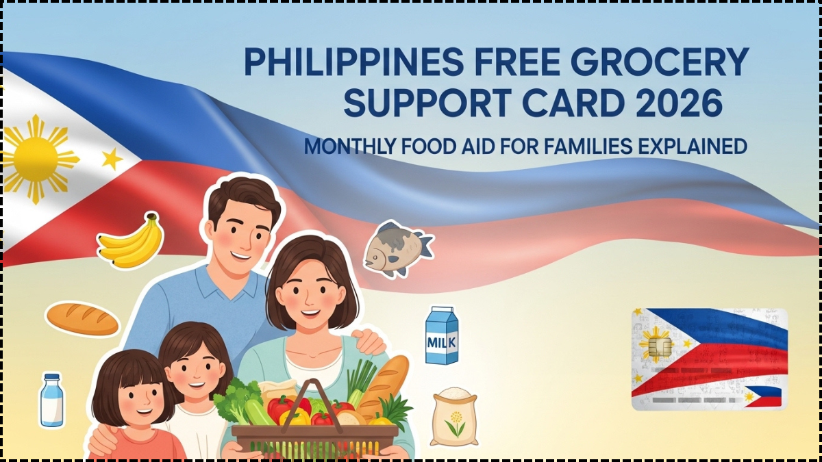 Philippines Free Grocery Support Card 2026: Monthly Food Aid for Families Explained