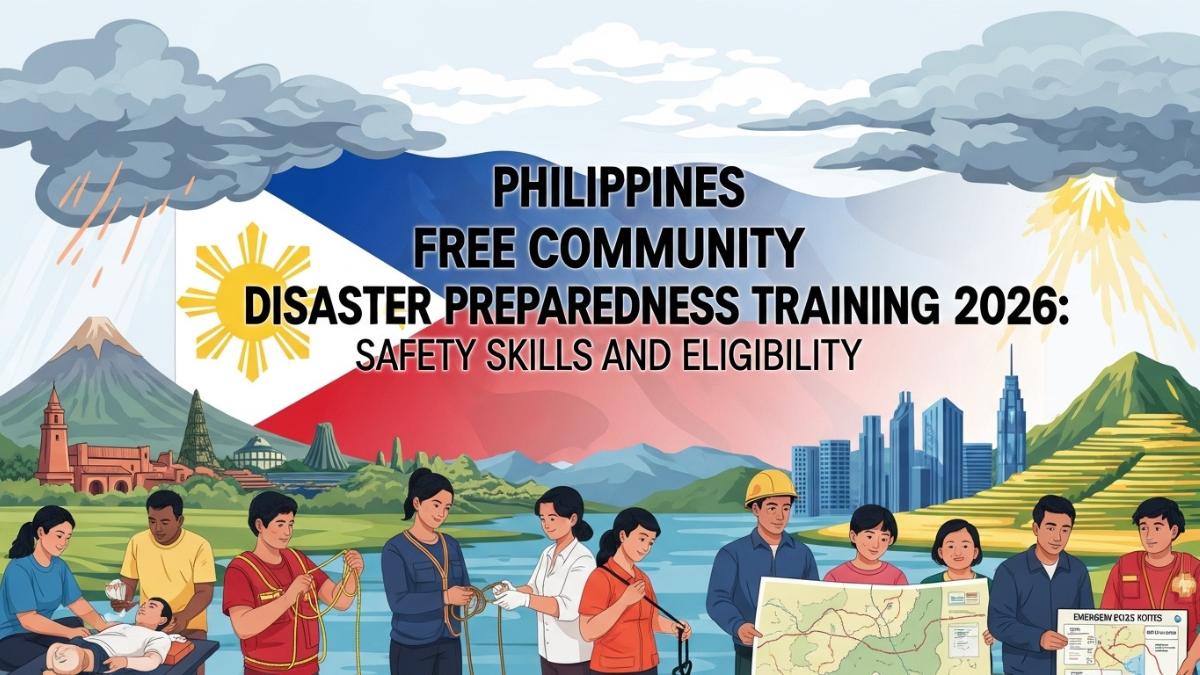 Philippines Free Community Disaster Preparedness Training 2026: Safety Skills and Eligibility