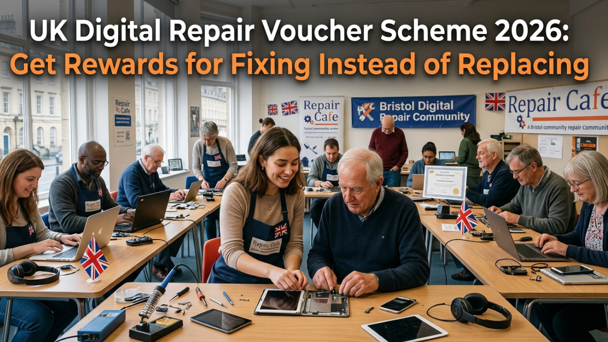 UK Digital Repair Voucher Scheme 2026: Get Rewards for Fixing Instead of Replacing