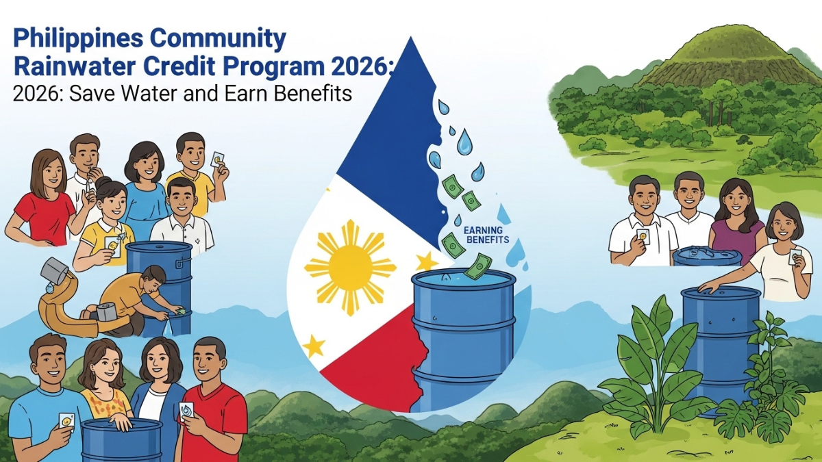 Philippines Community Rainwater Credit Program 2026: Save Water and Earn Benefits