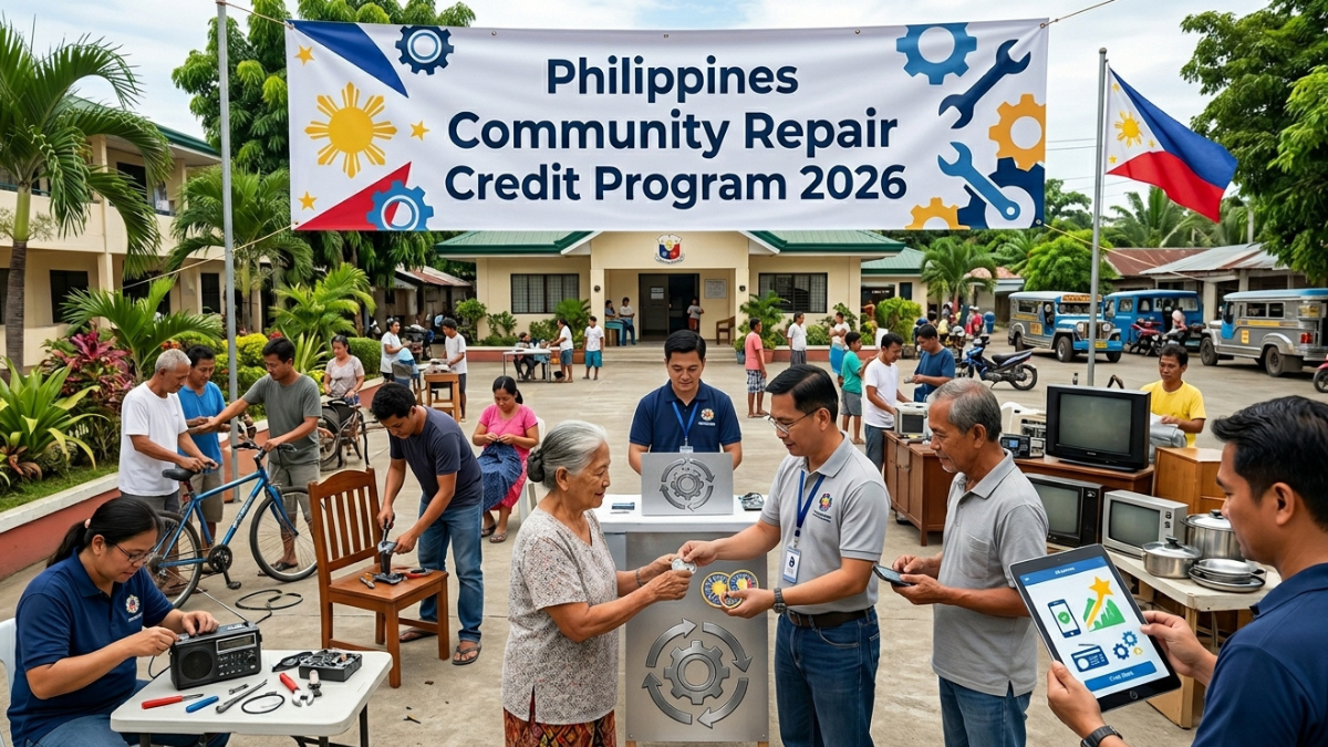 Philippines Community Repair Credit Program 2026: Earn Credits for Fixing and Reusing Items