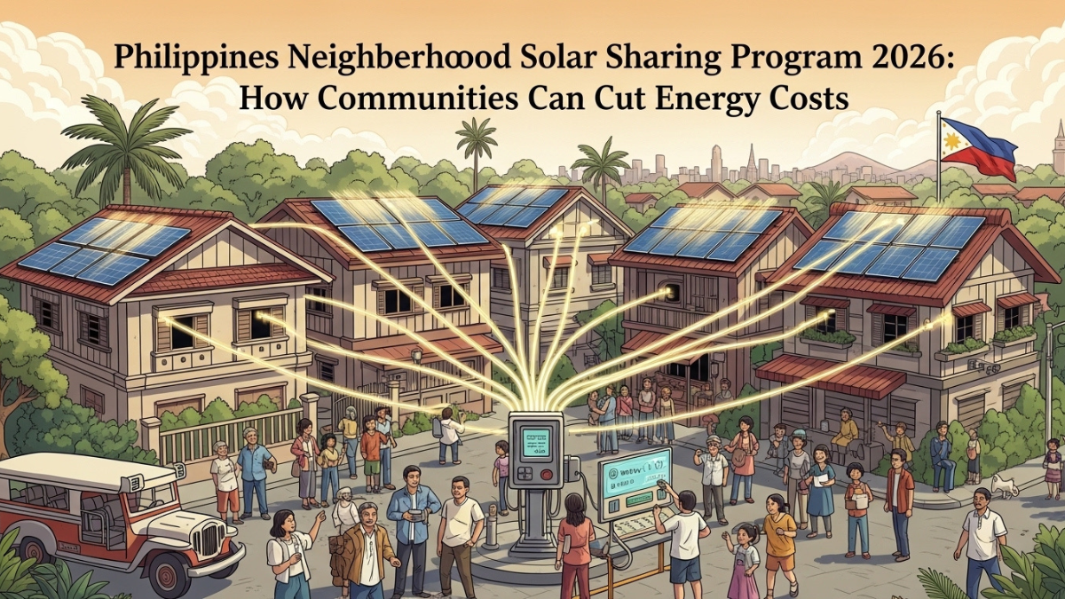 Philippines Neighborhood Solar Sharing Program 2026: How Communities Can Cut Energy Costs