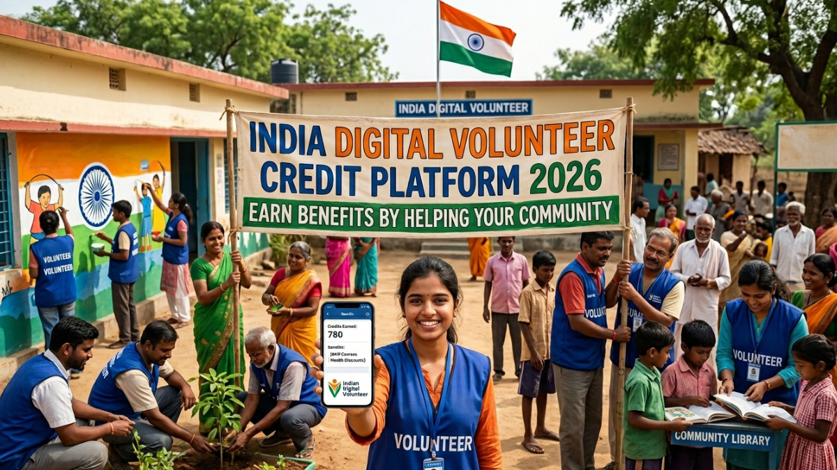 India Digital Volunteer Credit Platform 2026: Earn Benefits by Helping Your Community