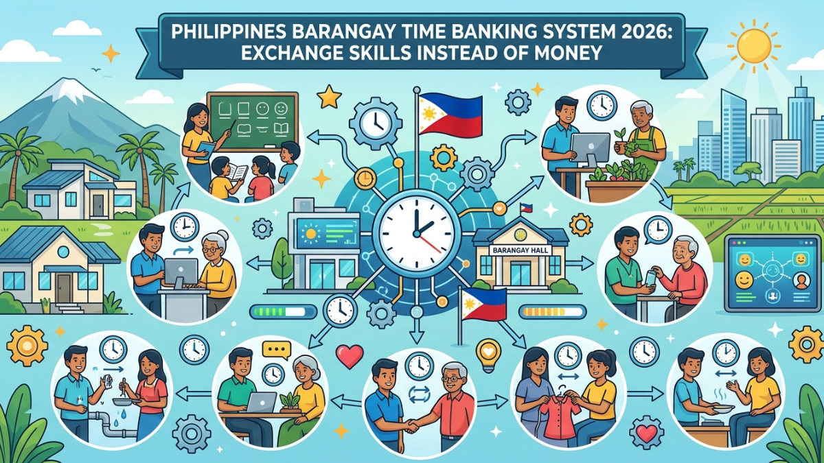 Philippines Barangay Time Banking System 2026: Exchange Skills Instead of Money