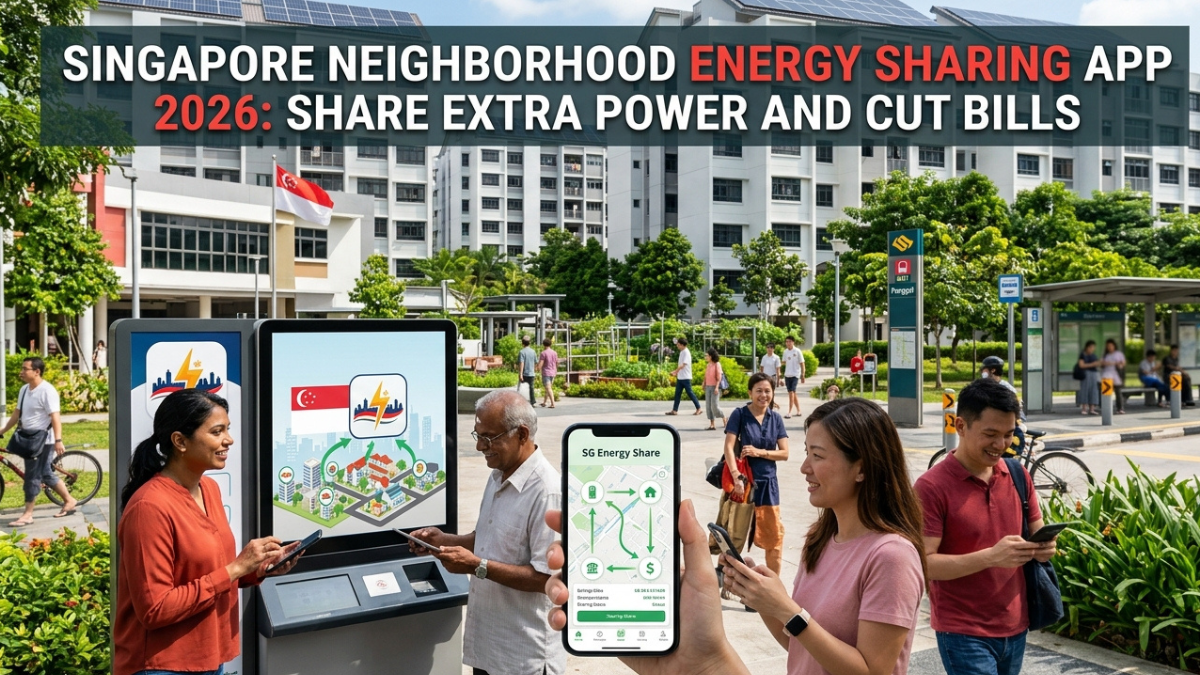 Singapore Neighborhood Energy Sharing App 2026: Share Extra Power and Cut Bills