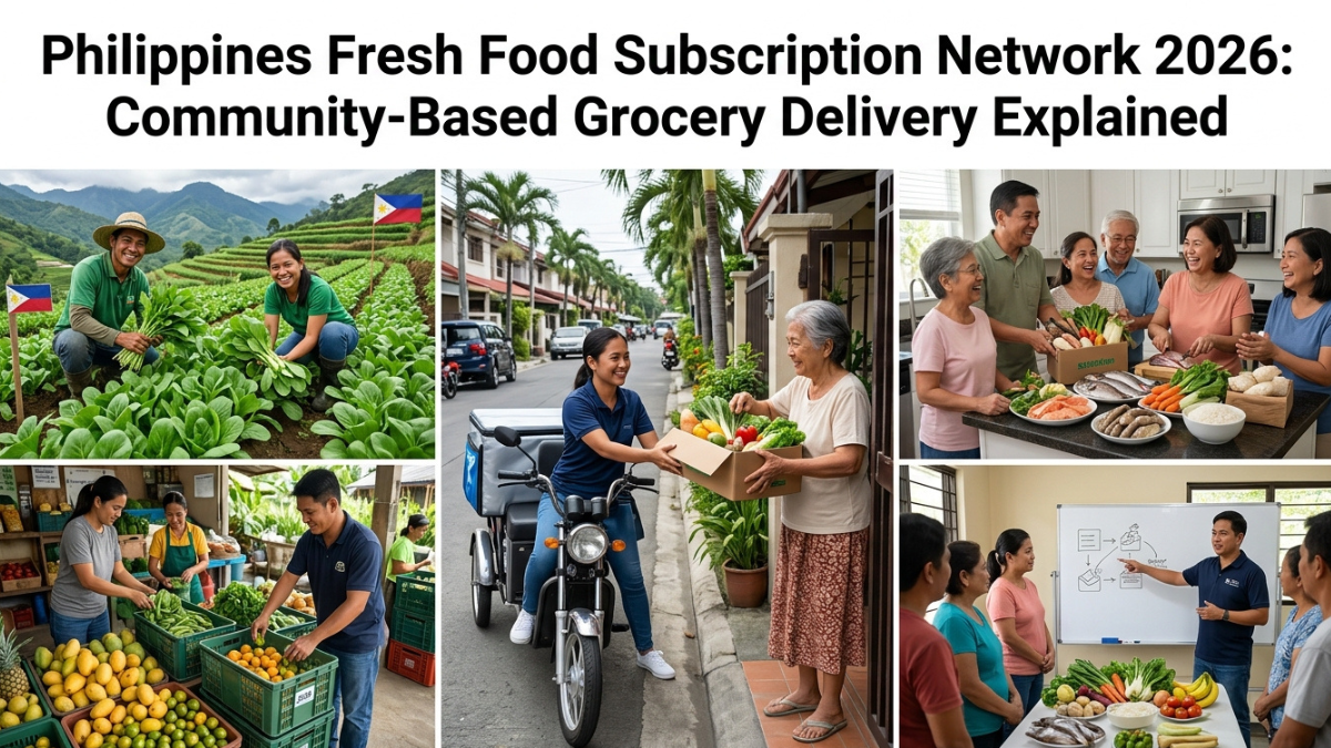 Philippines Fresh Food Subscription Network 2026: Community-Based Grocery Delivery Explained